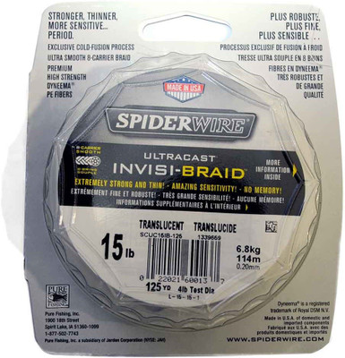 

spiderwire Braided Fishing Line(White)