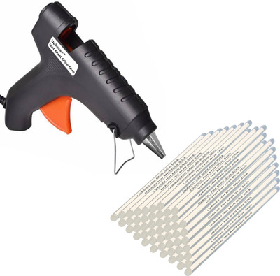

Upkaran |HIGH QUALITY|Leak Proof| With 50 Sticks, Heavy Hot Melt Glue Gun(Multi Color) For Quick Repairs, Paper & Cloth High-Tech Professional Standard Temperature Corded Glue Gun(11 mm)