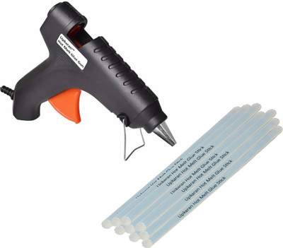 

Upkaran 110-240V 40W Heating Hot Glue Gun TRIGGER ART CRAFT REPAIR TOOLS With 9PC Translucent STICKS Standard Temperature Corded Glue Gun(11 mm)