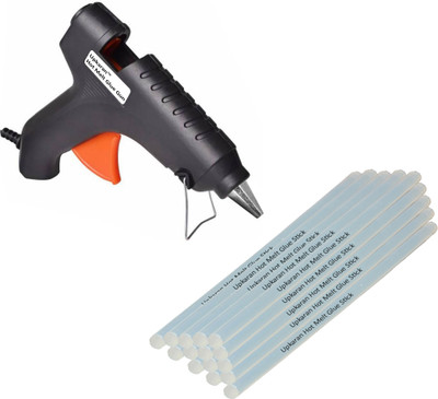 

Upkaran 110-240V 40W Heating Hot Glue Gun TRIGGER ART CRAFT REPAIR TOOLS With 15PC Translucent STICKS Standard Temperature Corded Glue Gun(11 mm)
