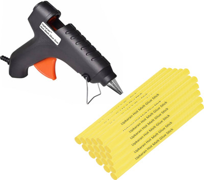 

Upkaran Hot Melt DIY Glue Gun kit 40 Watt With 20 Glue Sticks For Paper & Cloth,School Projects High-Tech Quick Repairs Professional Electronic Standard Temperature Corded Glue Gun(11 mm)