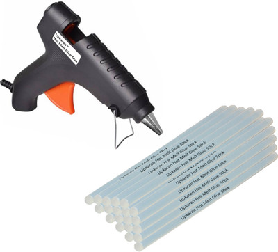 

Upkaran 110-240V 40W Heating Hot Glue Gun TRIGGER ART CRAFT REPAIR TOOLS With 20PC Translucent STICKS Standard Temperature Corded Glue Gun(11 mm)