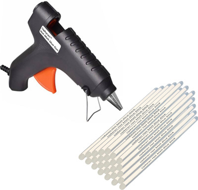 

Upkaran |HIGH QUALITY|Leak Proof| With 25 Sticks, Heavy Hot Melt Glue Gun(Multi Color) For Quick Repairs, Paper & Cloth High-Tech Professional Standard Temperature Corded Glue Gun(11 mm)