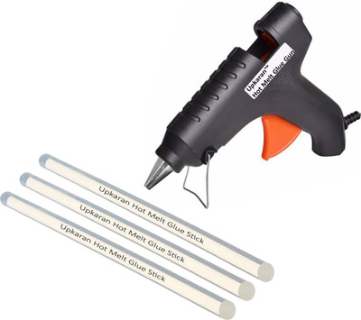 

Upkaran 40W Hot Glue Gun With Standard Size 11mm Transparent 3 Glue Sticks For Household Daily Repairs Standard Temperature Corded Glue Gun(11 mm)