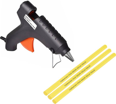 

Upkaran Hot Melt DIY Glue Gun kit 40 Watt With 3 Glue Sticks For Paper & Cloth,School Projects High-Tech Quick Repairs Professional Electronic Standard Temperature Corded Glue Gun(11 mm)