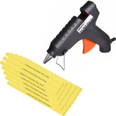 

Upkaran 40 Watt with 25 Yellow(8inch) Glue Sticks, High-Tech Electronic Standard Temperature Corded Glue Gun(11 mm)