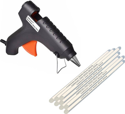 

Upkaran |HIGH QUALITY|Leak Proof| With 8 Sticks, Heavy Hot Melt Glue Gun(Multi Color) For Quick Repairs, Paper & Cloth High-Tech Professional Standard Temperature Corded Glue Gun(11 mm)