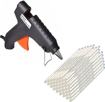 

Upkaran |HIGH QUALITY|Leak Proof| With 40 Sticks, Heavy Hot Melt Glue Gun(Multi Color) For Quick Repairs, Paper & Cloth High-Tech Professional Standard Temperature Corded Glue Gun(11 mm)