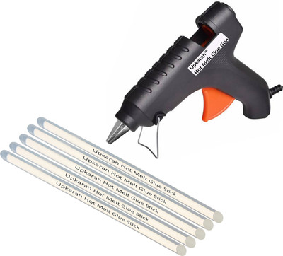 

Upkaran 40W Hot Glue Gun With Standard Size 11mm Transparent 5 Glue Sticks For Household Daily Repairs Standard Temperature Corded Glue Gun(11 mm)