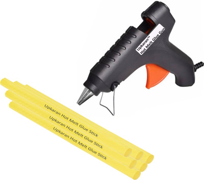 

Upkaran 40 Watt with 6 Yellow(8inch) Glue Sticks, High-Tech Electronic Standard Temperature Corded Glue Gun(11 mm)