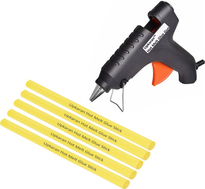 

Upkaran 40 Watt with 5 Yellow(8inch) Glue Sticks, High-Tech Electronic Standard Temperature Corded Glue Gun(11 mm)
