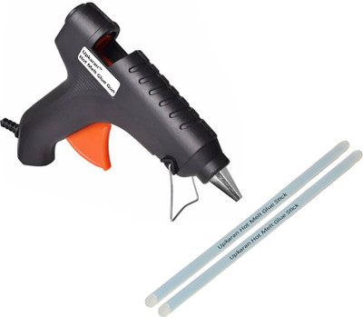 

Upkaran 110-240V 40W Heating Hot Glue Gun TRIGGER ART CRAFT REPAIR TOOLS With 2PC Translucent STICKS Standard Temperature Corded Glue Gun(11 mm)
