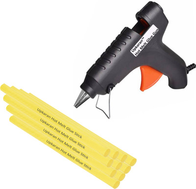 

Upkaran 40 Watt with 10 Yellow(8inch) Glue Sticks, High-Tech Electronic Standard Temperature Corded Glue Gun(11 mm)