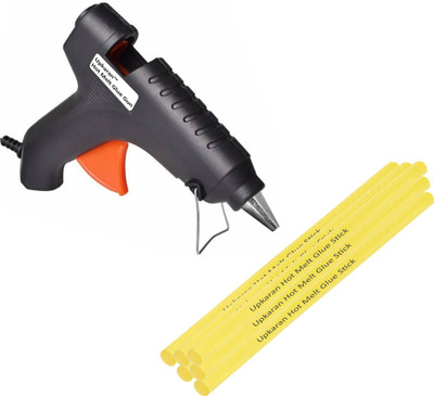 

Upkaran Hot Melt DIY Glue Gun kit 40 Watt With 6 Glue Sticks For Paper & Cloth,School Projects High-Tech Quick Repairs Professional Electronic Standard Temperature Corded Glue Gun(11 mm)