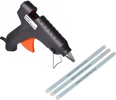 

Upkaran 110-240V 40W Heating Hot Glue Gun TRIGGER ART CRAFT REPAIR TOOLS With 3PC Translucent STICKS Standard Temperature Corded Glue Gun(11 mm)