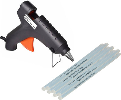 

Upkaran 110-240V 40W Heating Hot Glue Gun TRIGGER ART CRAFT REPAIR TOOLS With 7PC Translucent STICKS Standard Temperature Corded Glue Gun(11 mm)