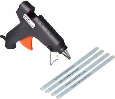 

Upkaran 110-240V 40W Heating Hot Glue Gun TRIGGER ART CRAFT REPAIR TOOLS With 4PC Translucent STICKS Standard Temperature Corded Glue Gun(11 mm)