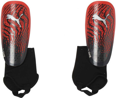 

Puma One 17.3 + ankle sock Football Shin Guard(, Red