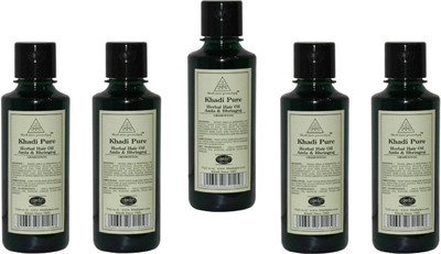 

KHADI PURE GRAMODYOG HERBAL AMLA & BHRINGRAJ HAIR OIL-For Hair Growth & Dandruff Hair Oil(1050 ml)