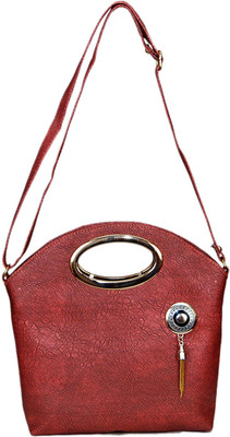VAANYA Hand-held Bag(Maroon)