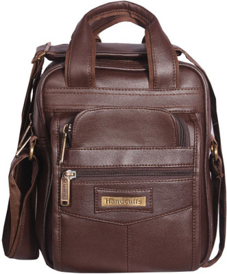 

HANDCUFFS Sling Bag(Brown)