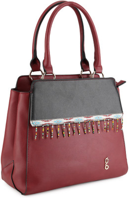 

Global Desi Satchel(Red, Black), Black;red