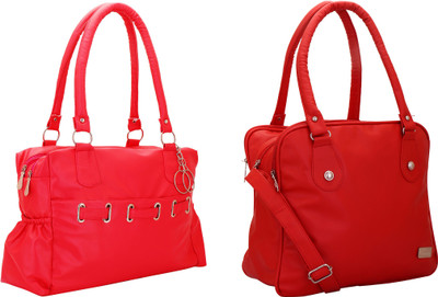 

Lady bar Hand-held Bag(Red)