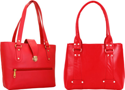 

Lady bar Hand-held Bag(Red)