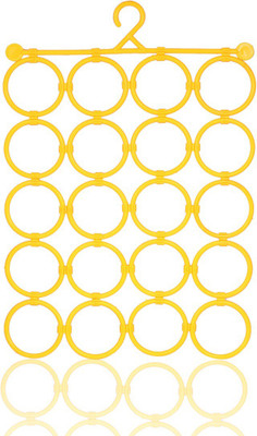

ShopAis 28 hole Scarf Hangers Ring Rope Slots Holder Hook Scarf Wraps Storage Hanger Organizer Scarf Rack Tie Hanger Scarf Organizer( )