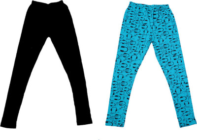 Indistar Legging For Girls(Multicolor Pack of 2)