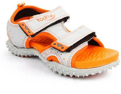 

Liberty Boys Velcro Sports Sandals(Grey, Dark grey