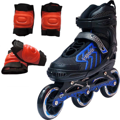 

Hipkoo STERLING HIGH QUALITY SPEED WHEELS (ABEC-7) WITH PROTECTIVE SET 2 Skating Kit