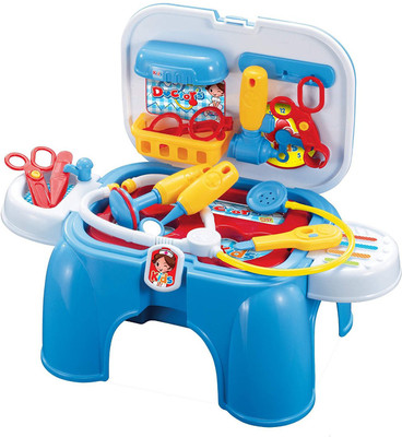 

M-Alive Table Doctor Set With Accessories and Sitting-Table For Your Little Baby Fun Time PlaynLearn