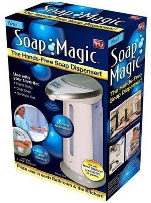

Amazing Automatic Touch less Liquid Soap Dispenser for bathroom or kitchen 350 ml Sensor Equiped Gel, Lotion, Soap, Shampoo Dispenser(Blue, White)
