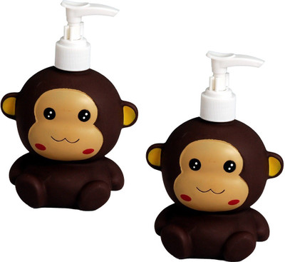 

FullHouz Liquid Soap Dispenser :Monkey2 200 ml Shampoo, Lotion, Gel, Soap Dispenser(Multicolor)