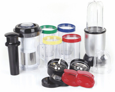 

Powerjet 21 2 W Juicer Mixer Grinder(Silver, 4 Jars)