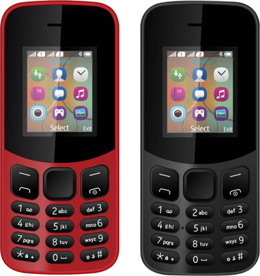 

I Kall K12 New Combo of Two Mobiles(Red & Black)