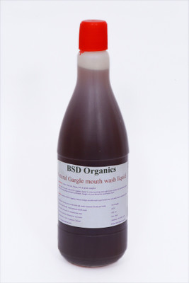 

BSD Organics MOUTH WASH LIQUID - THULASI, CLOVE, ROCK SALT, EUCALYPTUS(1 L)