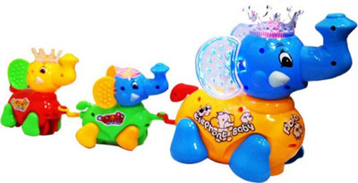

RV PROSHOP Clever Elephant with Family(Multicolor)