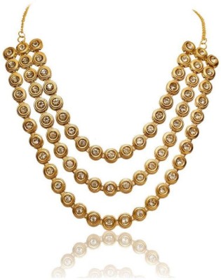 RENAISSANCE TRADERS Stylish Necklace for Girls, Women, Ladies Gold-plated Plated Alloy Necklace