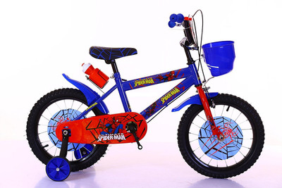 

vepson Spiderman Print Child's Bike Kid Bicycle Cycling Safety For Children(Blue)