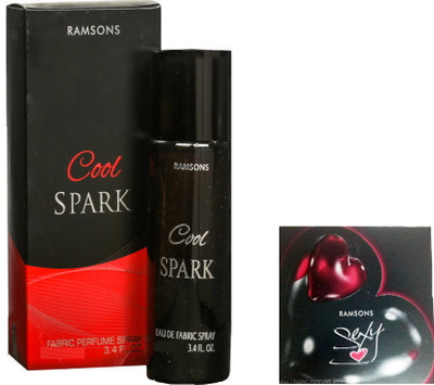 

RAMSONS COOL SPARK PERFUME 100 ML+ RED SEXY HEART PERFUME 30 ML Eau de Parfum - 100 ml(For Men & Women)