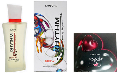 

RAMSONS RHYTHM MUSICAL PERFUME 100 ML+ RED SEXY HEART PERFUME 30 ML Eau de Parfum - 100 ml(For Men & Women)