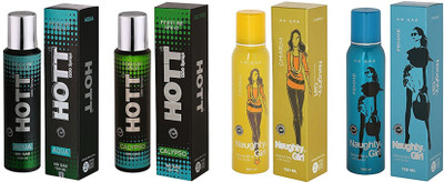 

HOTT AQUA, CALYPSO AND NAUGHTY GIRL CHARM, FEMME -150ML Eau de Parfum - 150 ml(For Men & Women)