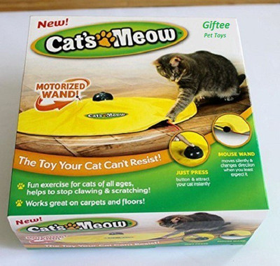 

Giftee Cat Meow Cat Electronic Toy Plastic Fetch Toy For Cat