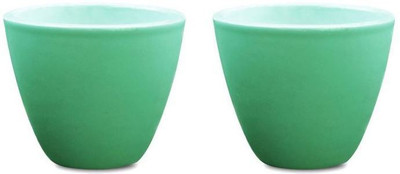 

Yellow Table Combo of 2 Mini Ceramic Flower Pot in Sea Green; (Height 3 inch); Pot for Living Room / Table Top / Indoor Plants / Artificial Flowers / Garden D�cor Plant Container Set (Pack of 2, Ceramic) Plant Container Set(Pack of 2, Ceramic)