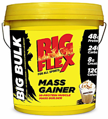 

Bigflex Mass Gainer - Mocha Flavour (3 Kg) Weight Gainers/Mass Gainers(3 kg, Mocha)
