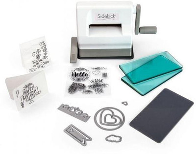 SIZZIX Sidekick Starter Kit 661770 Punches & Punching Machines(Set Of 1, White & Gray)