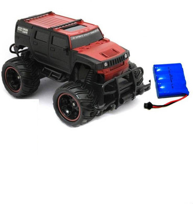 

Zombi Red And Black Remote Control Mad Racing Cross Country Hummer Style Monster Truck 1:20, HB-ORIGINAL (XC02)(Red)