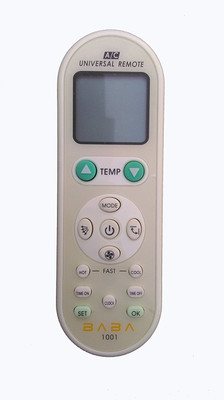 

LipiWorld 77 AC Remote Compatible For UNIVERSAL 1001 IN 1 AC Remote Controller(White)